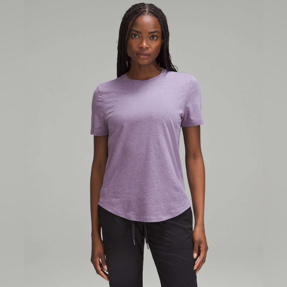 Lululemon Love Crewneck T-Shirt Heathered Purple Ash